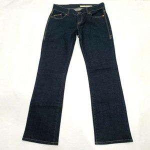 DKNY Jeans women's flare long blue jean pants